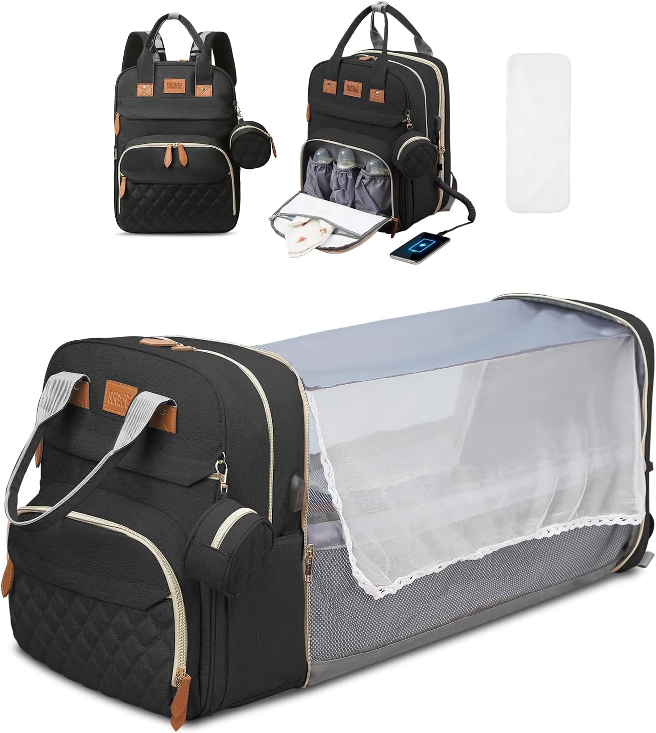 All-in-One Baby Backpack & Changing Station